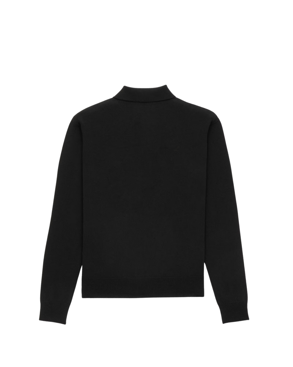 Luciani Long Sleeve Polo – Noir